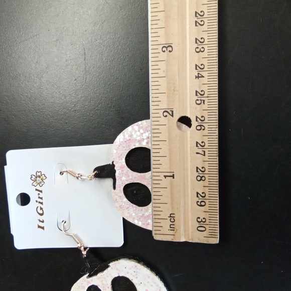 Jack-o-lantern Earrings - Picture 4 of 4